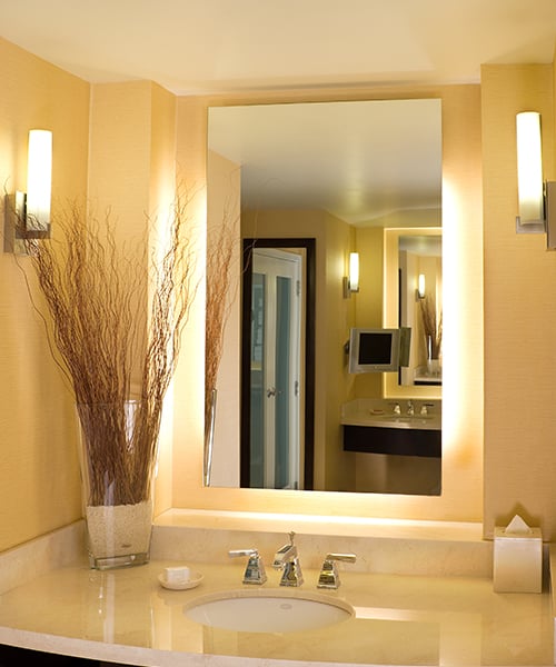 lighted mirror