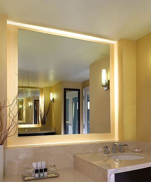 lighted mirror
