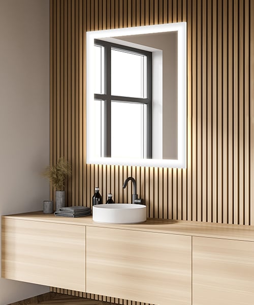 lighted mirror