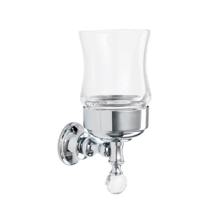 chrome toothbrush holder