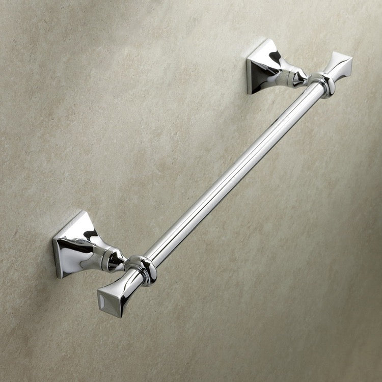 chrome towel bar
