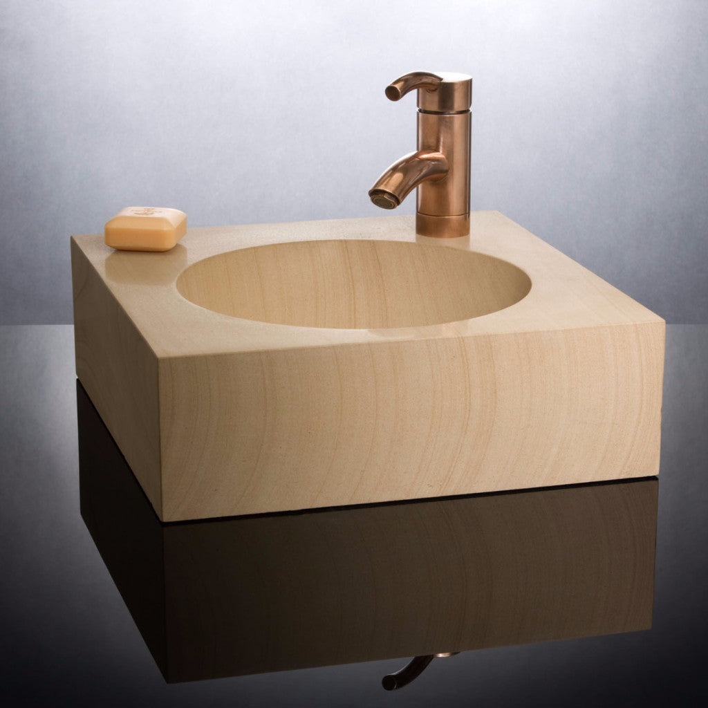 black granite sink