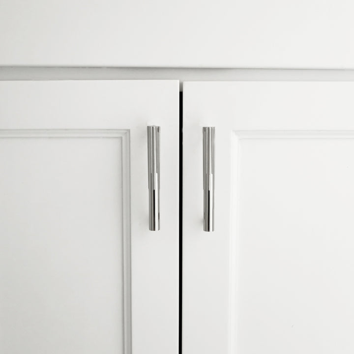 polished nickel pull