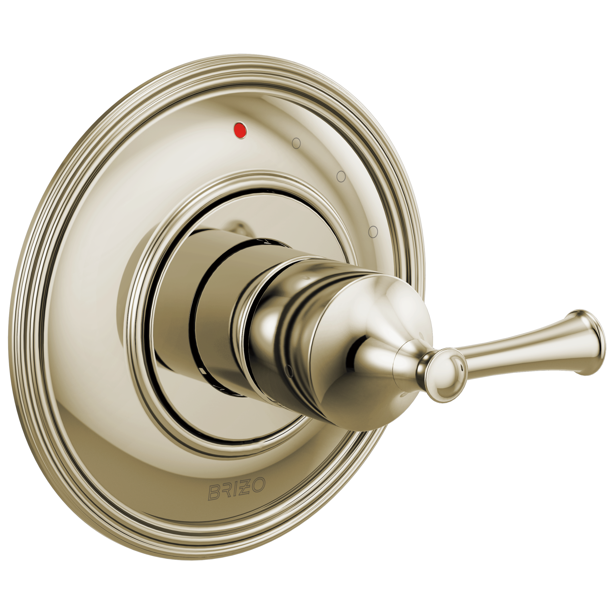 polished nickel valve