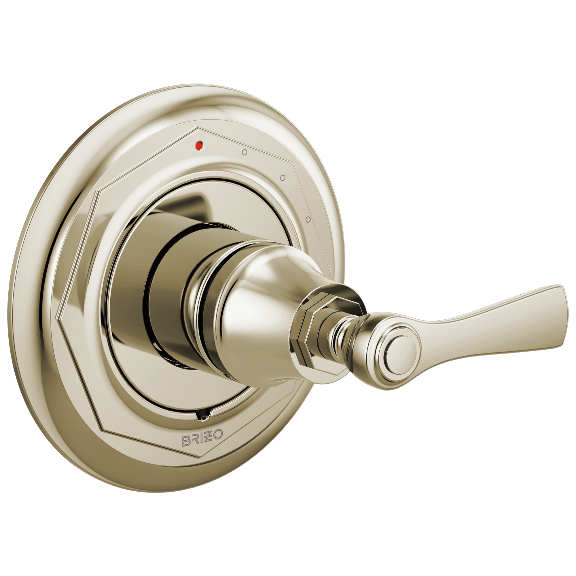 polished nickel valve