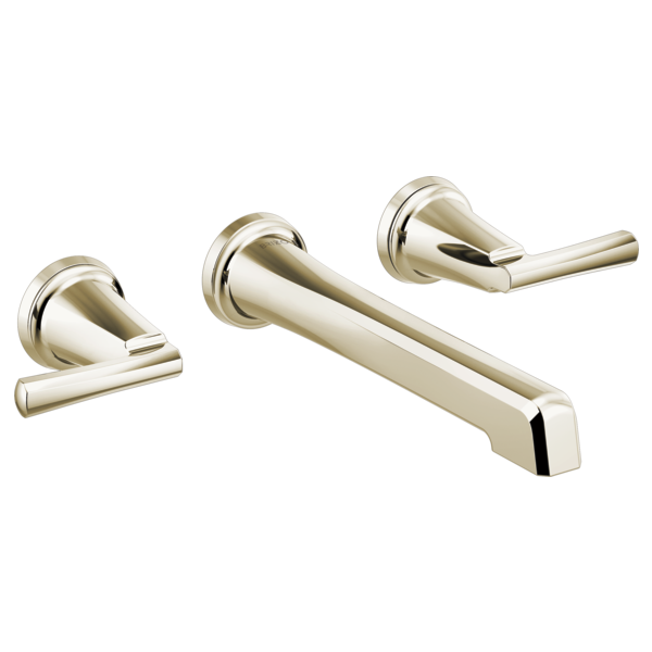 polished nickel lavatory faucet
