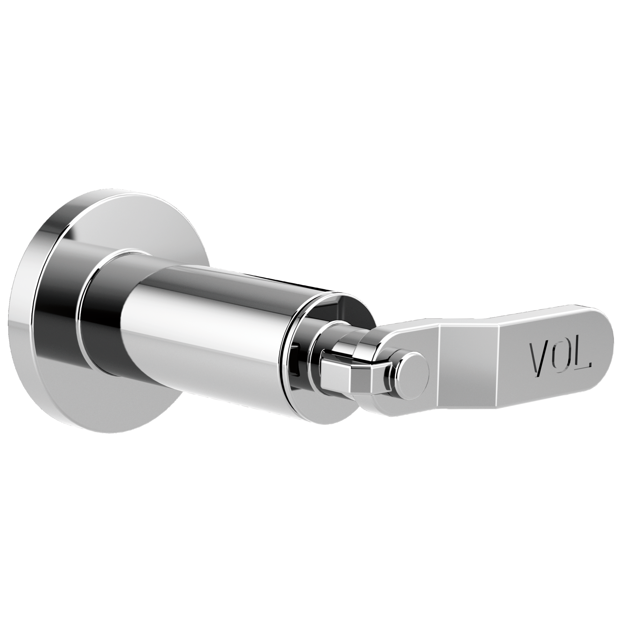 chrome volume control trim