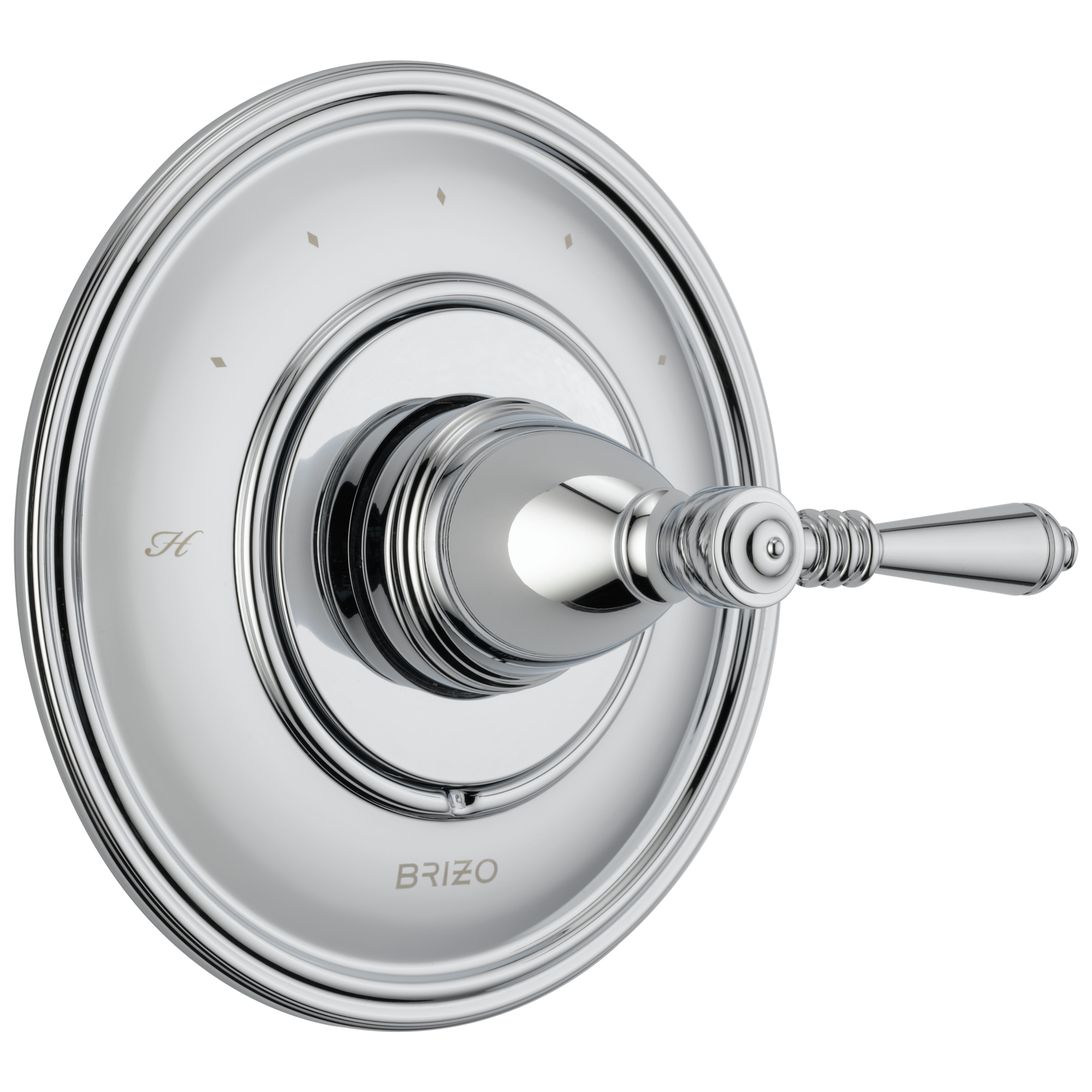 chrome thermostatic valve