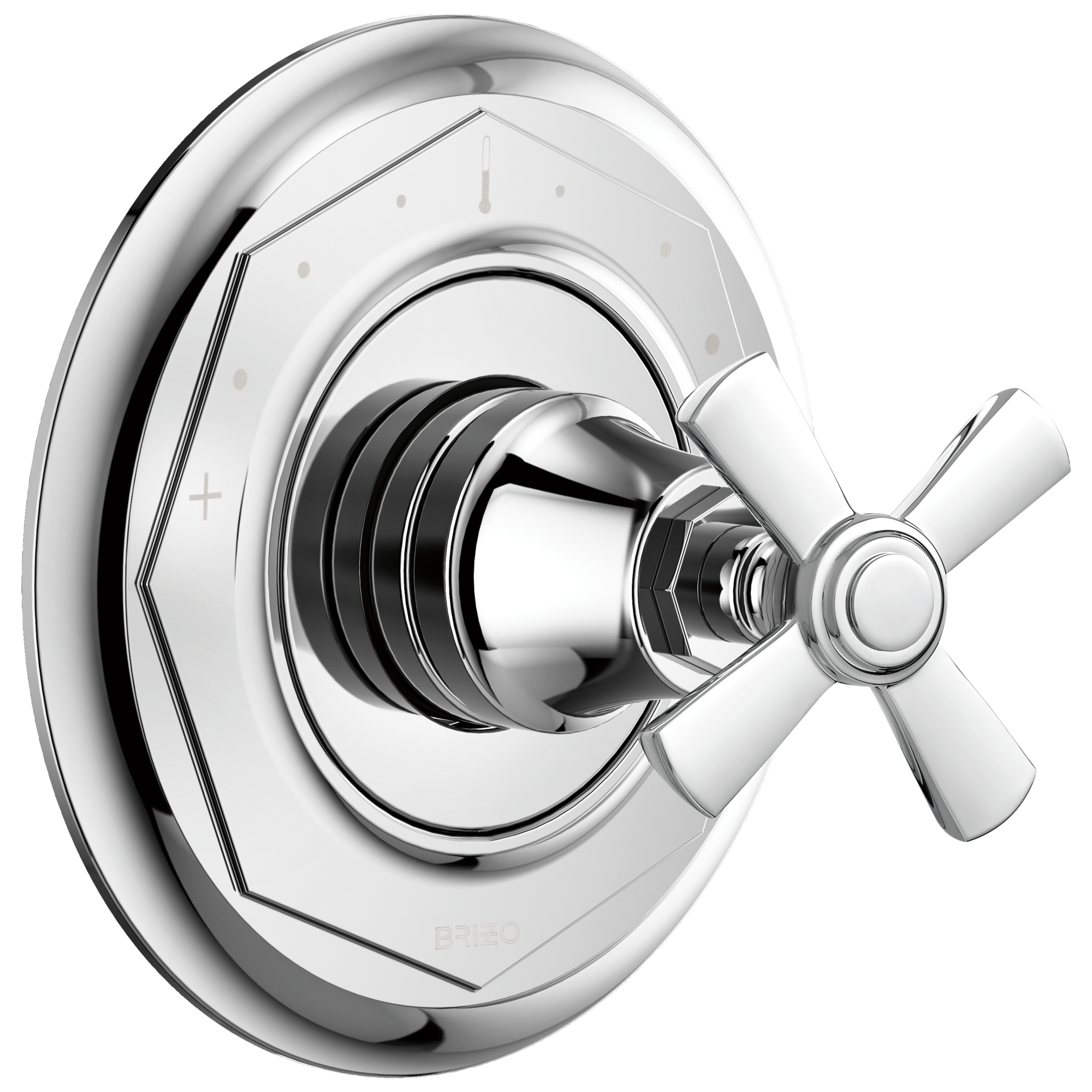 chrome thermostatic valve