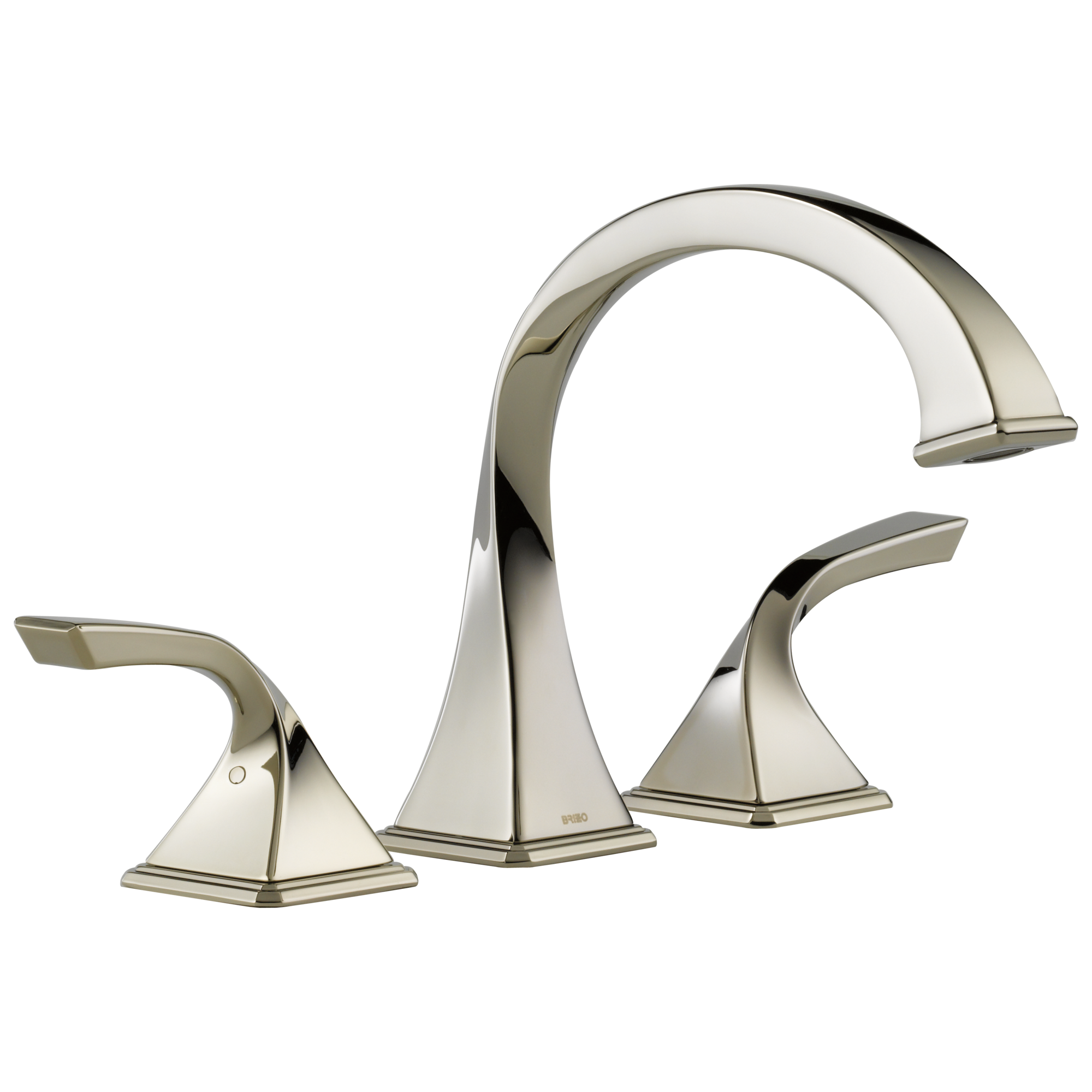 polished nickel tub faucet