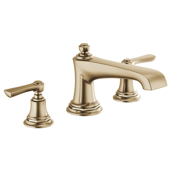 luxe gold tub faucet