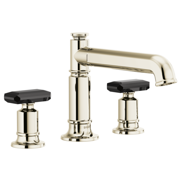 polished nickel tub faucet
