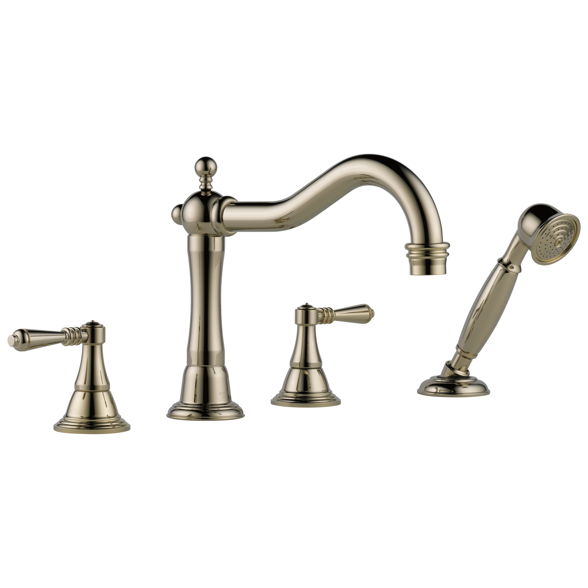 polished nickel hand shower