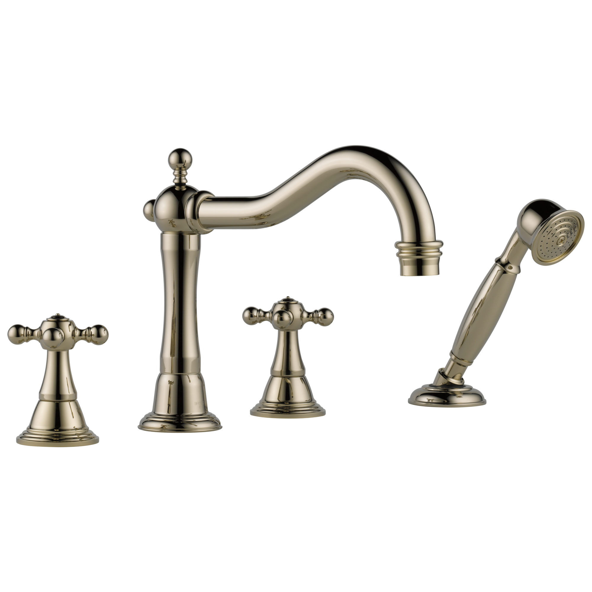 polished nickel hand shower