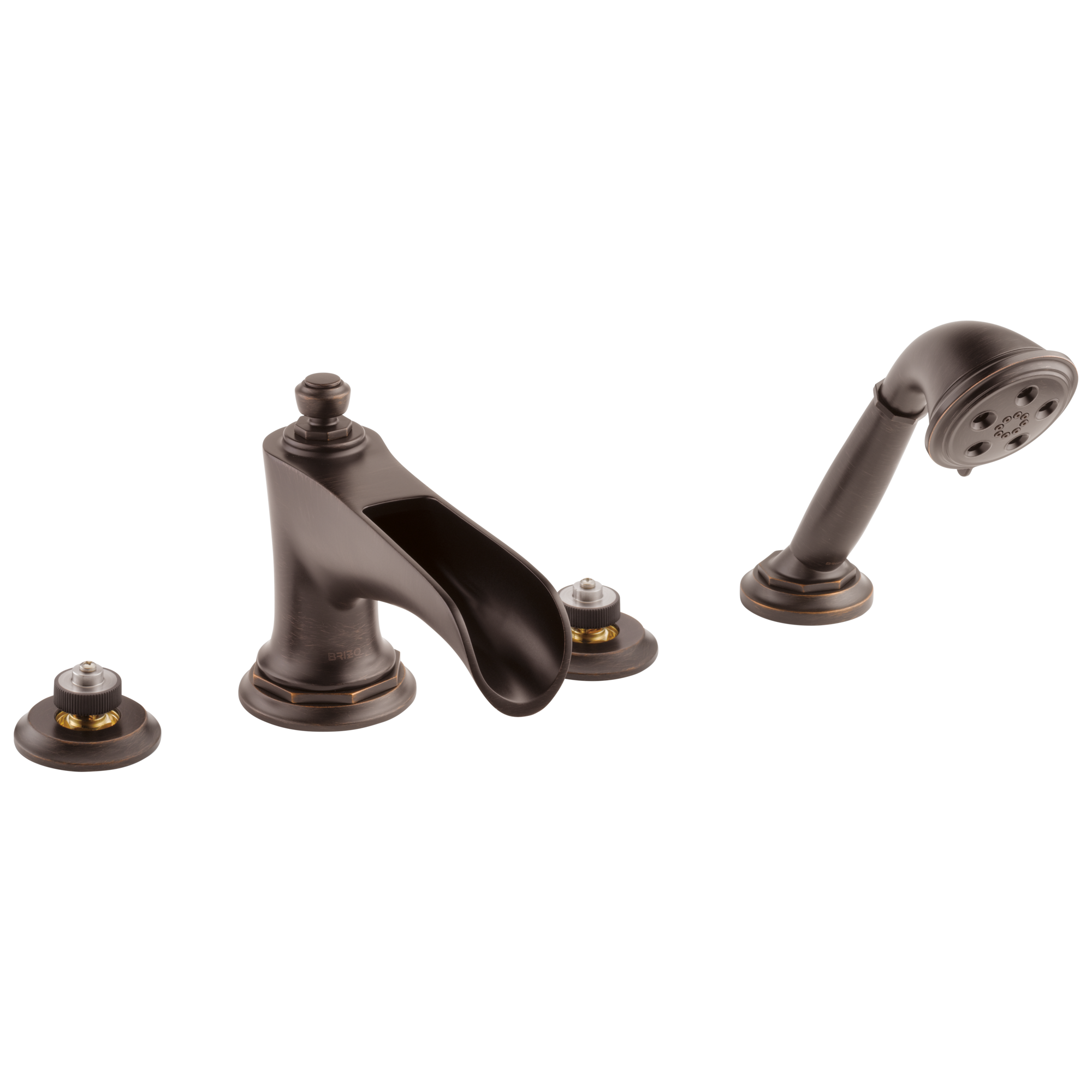 Brizo Rook Roman Tub Trim with Hand Shower - Less Handles