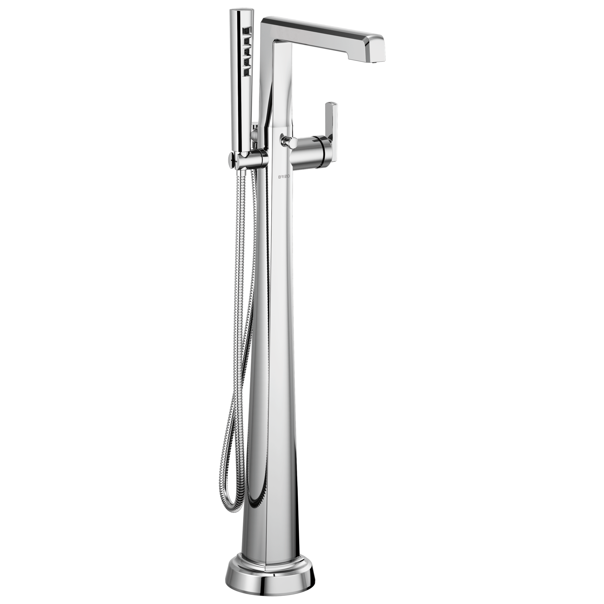 chrome tub filler
