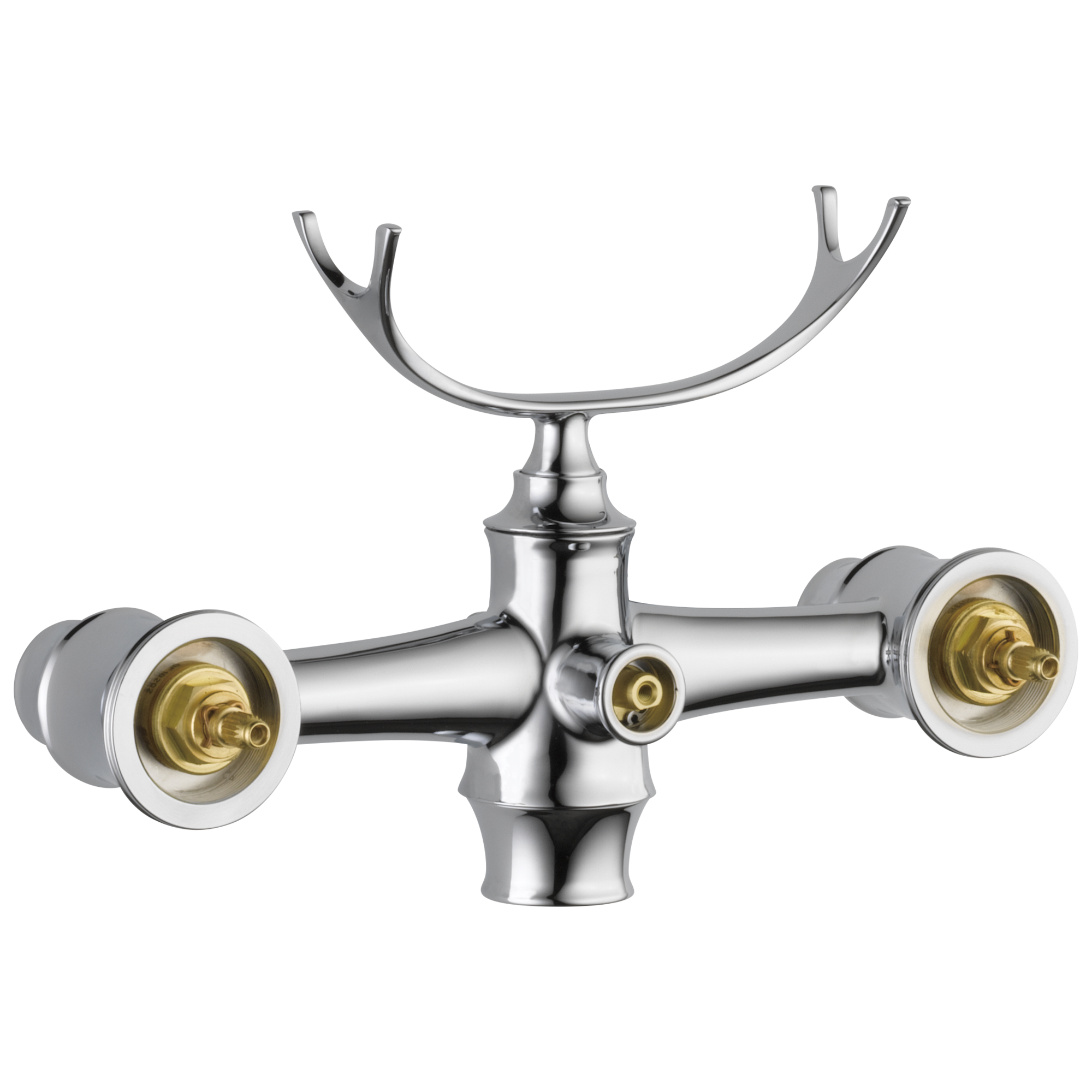 chrome tub filler
