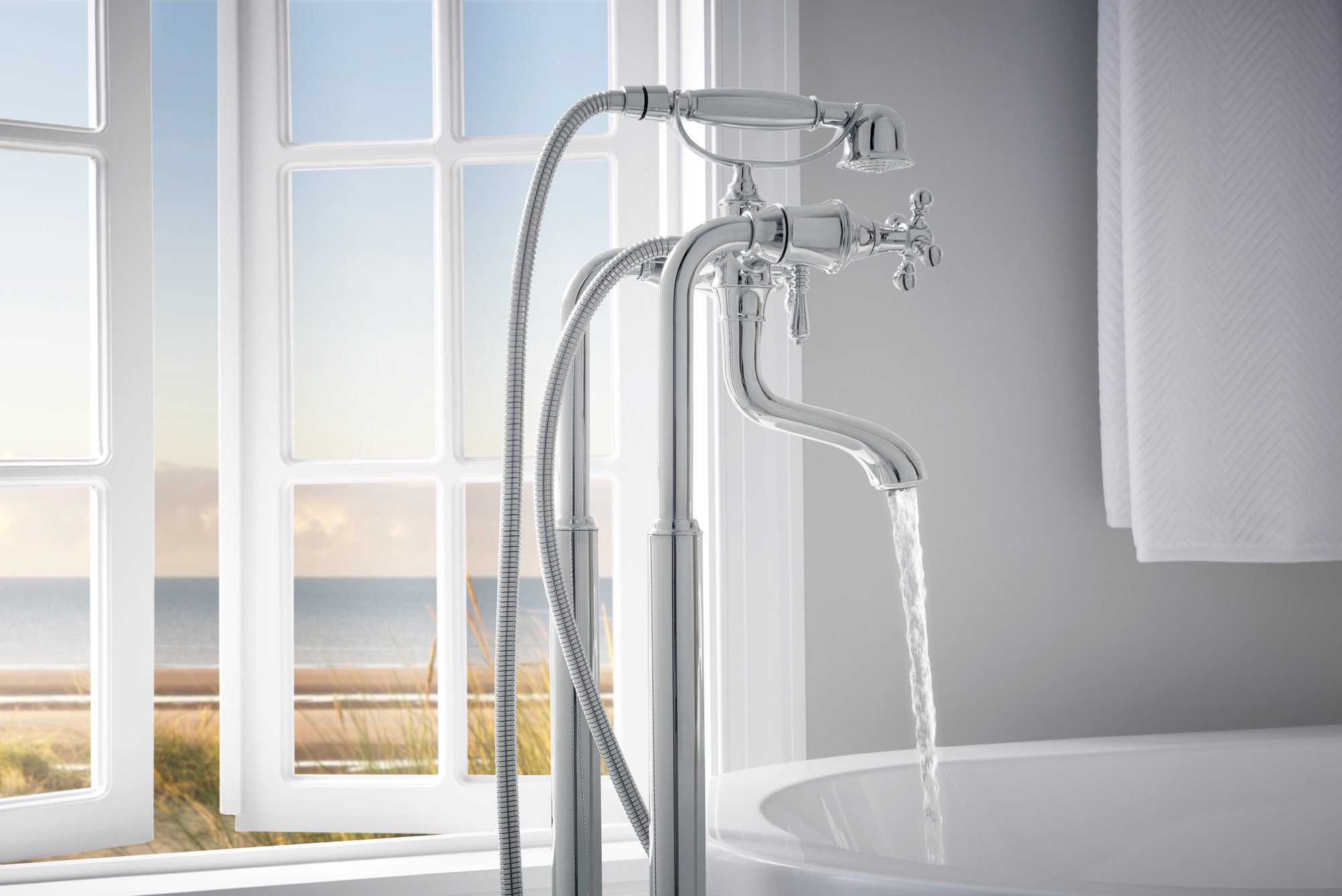 chrome tub filler trim kit