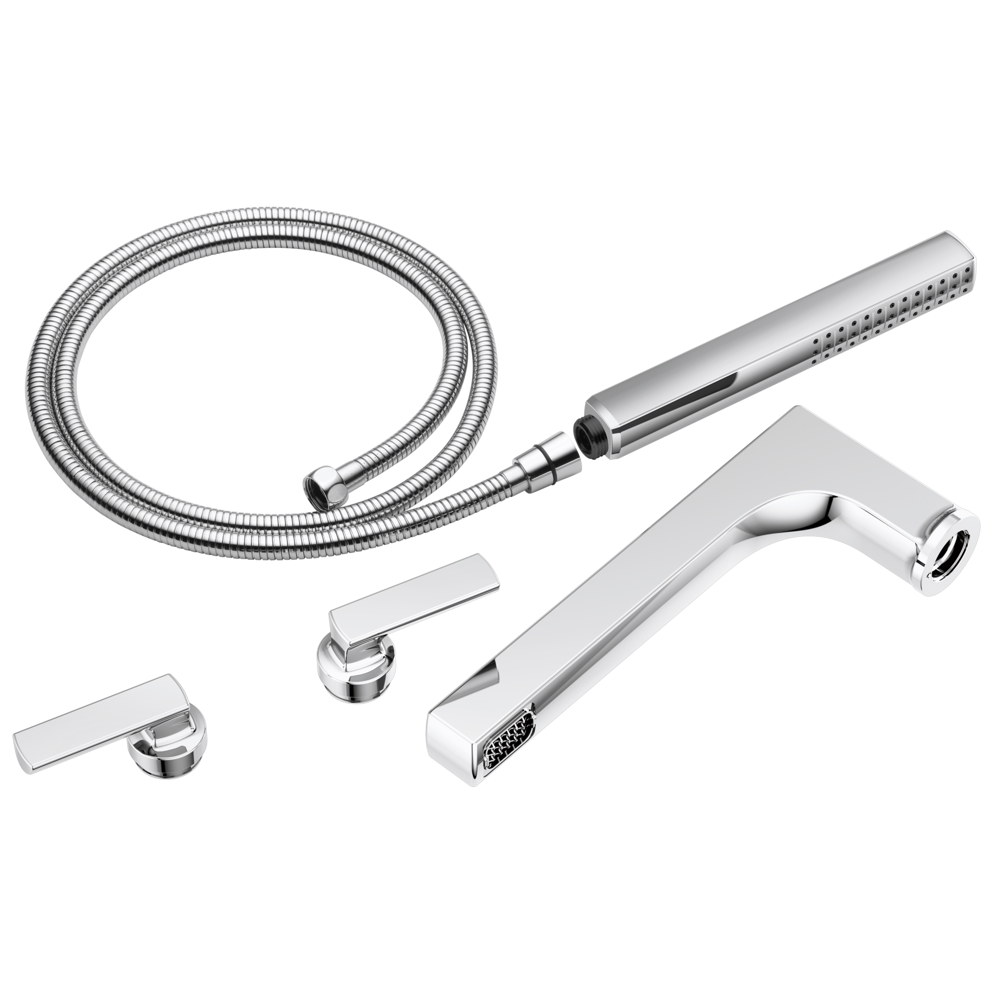 chrome tub filler trim kit