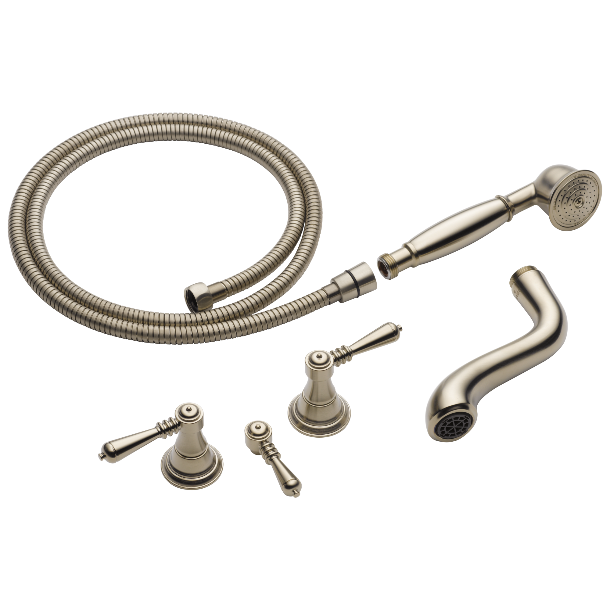 Brizo Tresa Two-Handle Tub Filler Trim Kit with Lever Handles