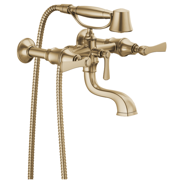 luxe gold tub filler trim kit