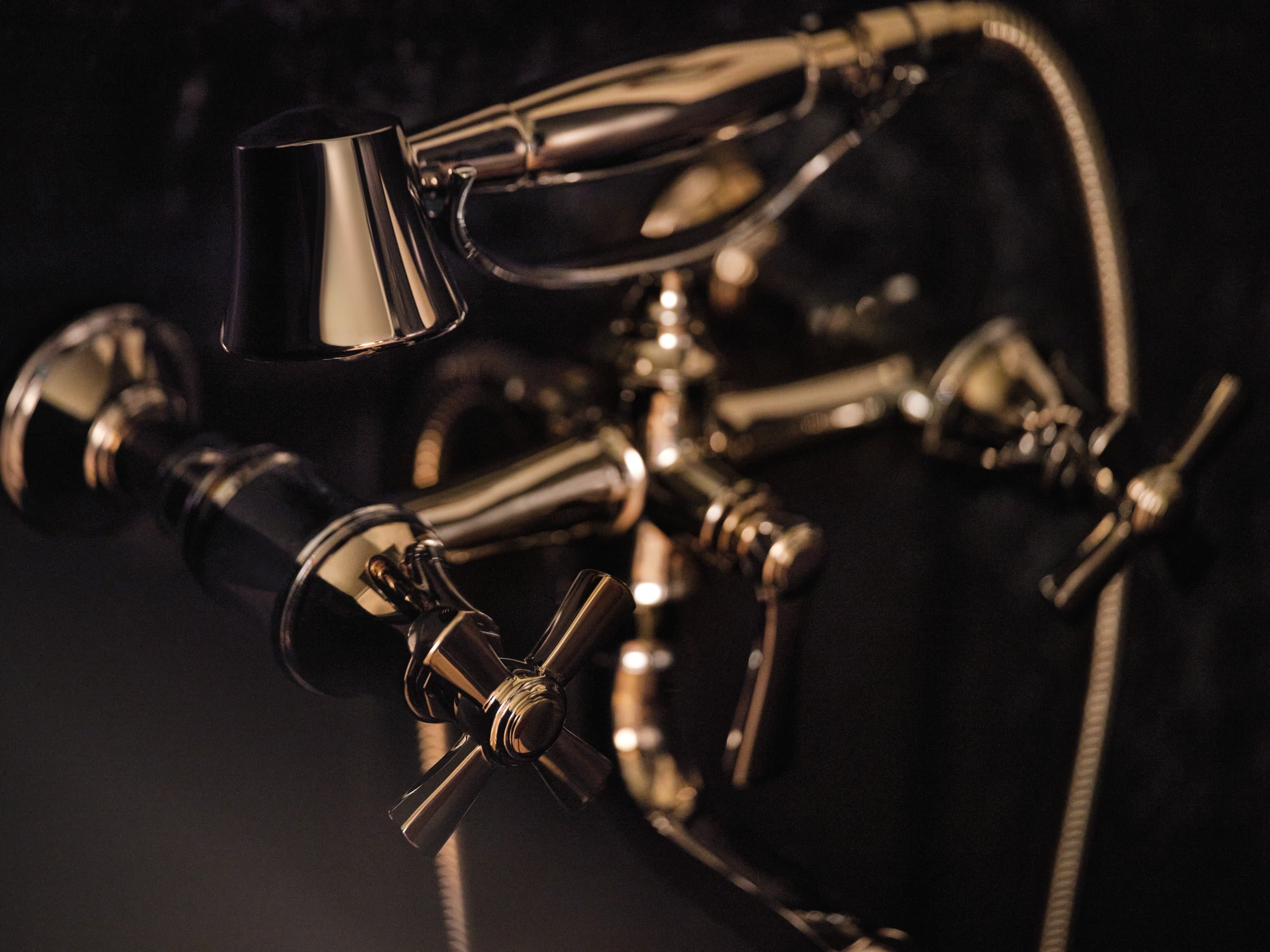 polished nickel tub filler trim kit