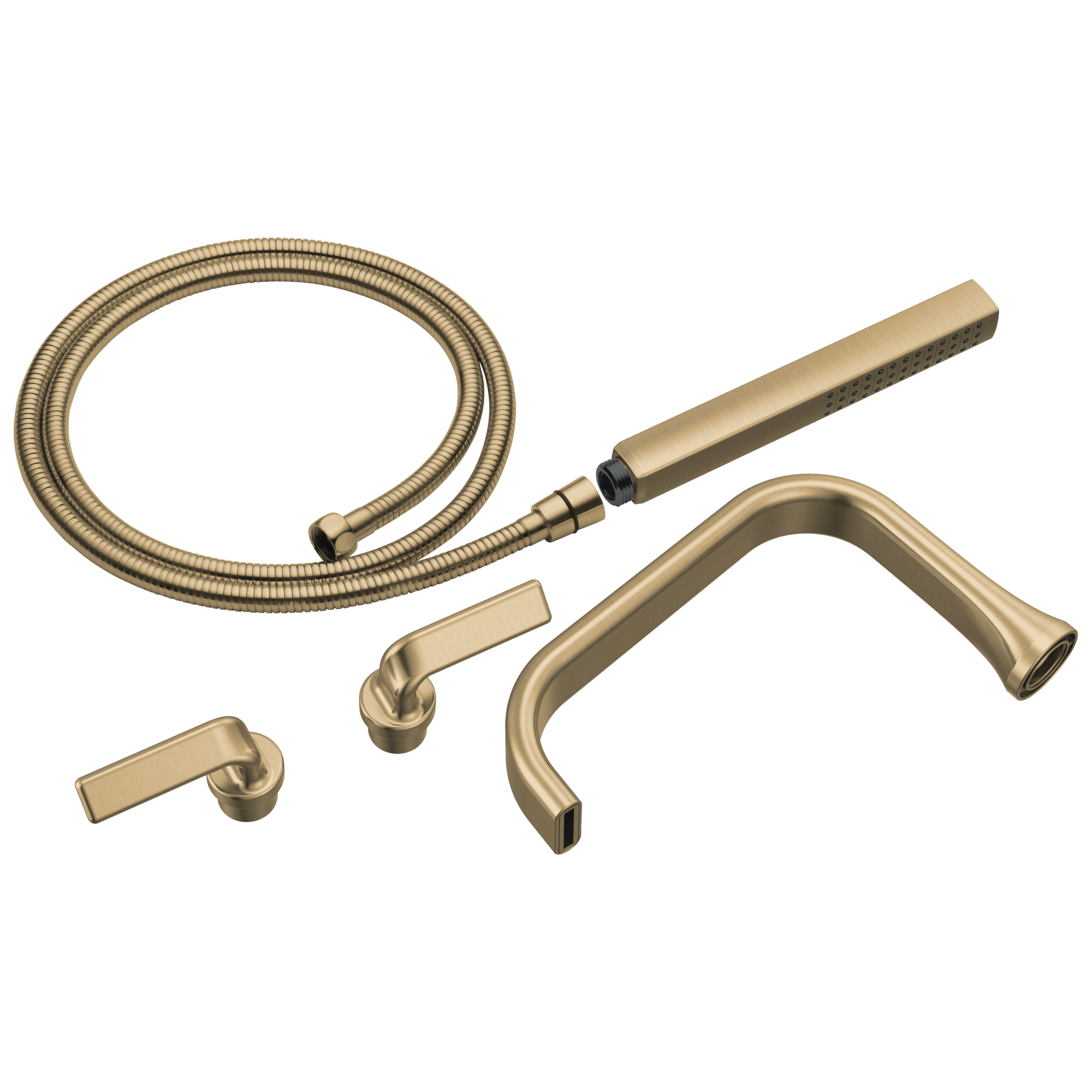 luxe gold tub filler trim kit