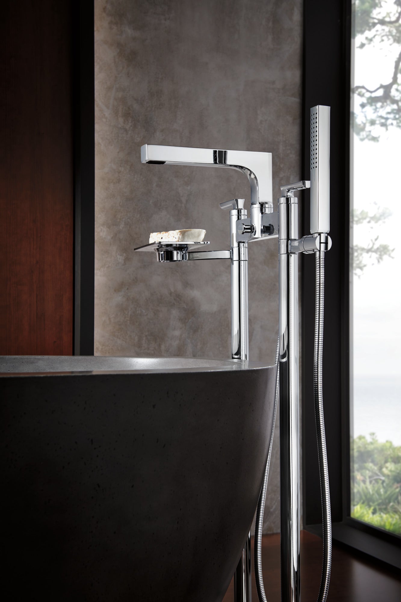 chrome tub filler unions