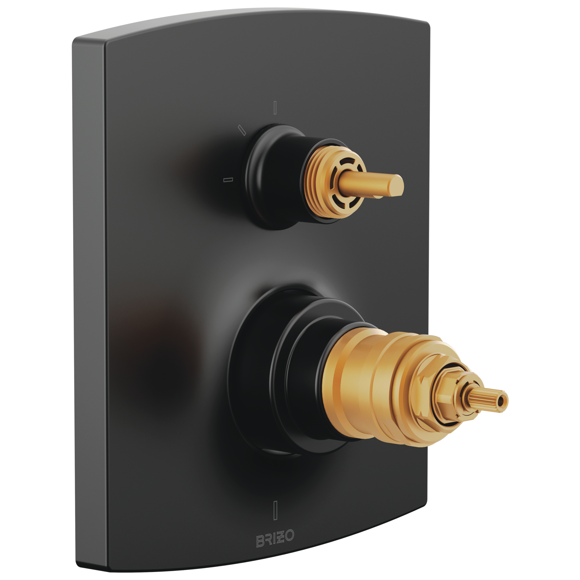 Brizo Kintsu TempAssure Thermostatic Valve Trim with Integrated 3-Function Diverter Trim - Less Handles