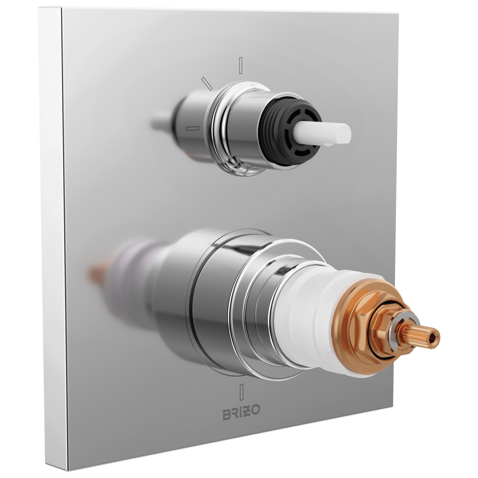 chrome diverter trim