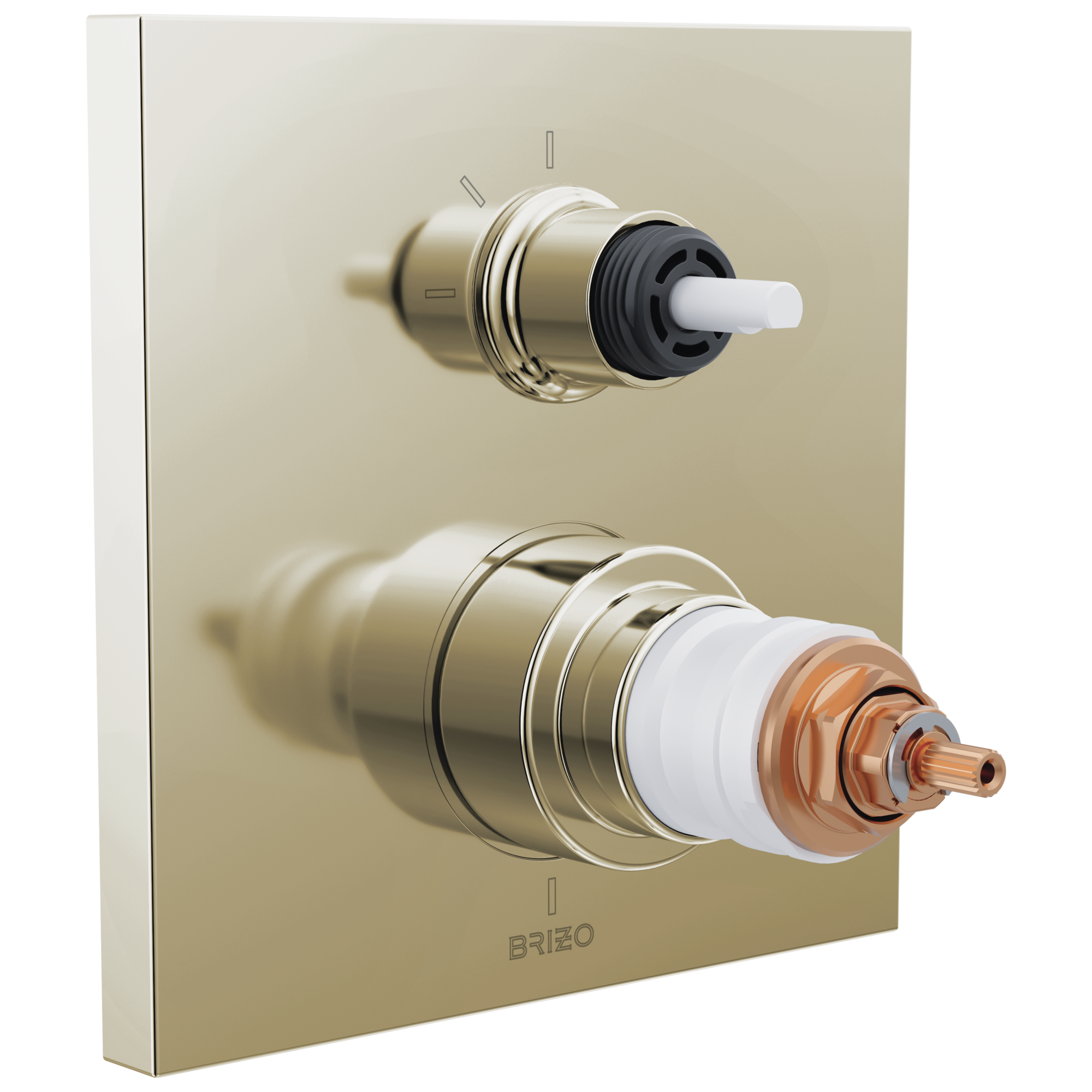 polished nickel diverter trim