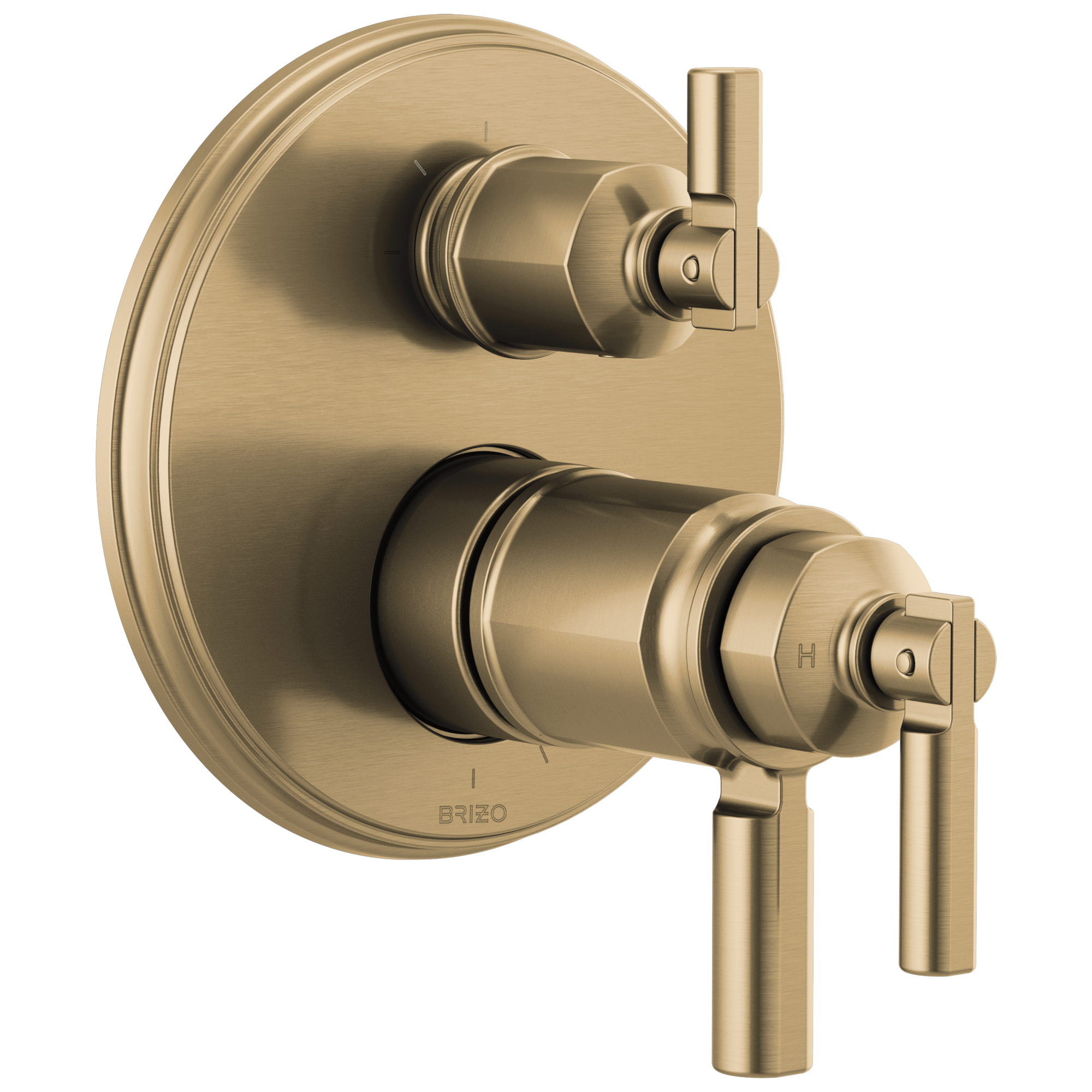 luxe gold diverter trim