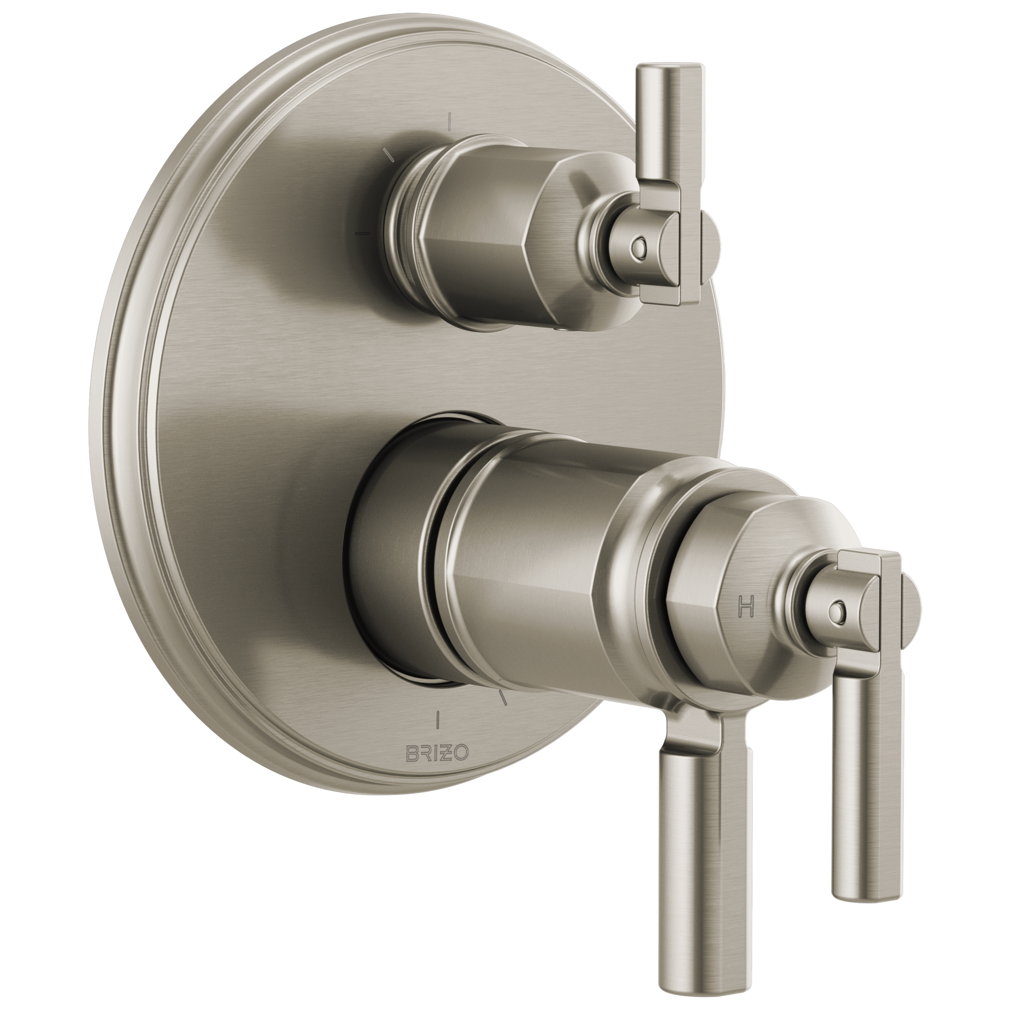 luxe nickel diverter trim