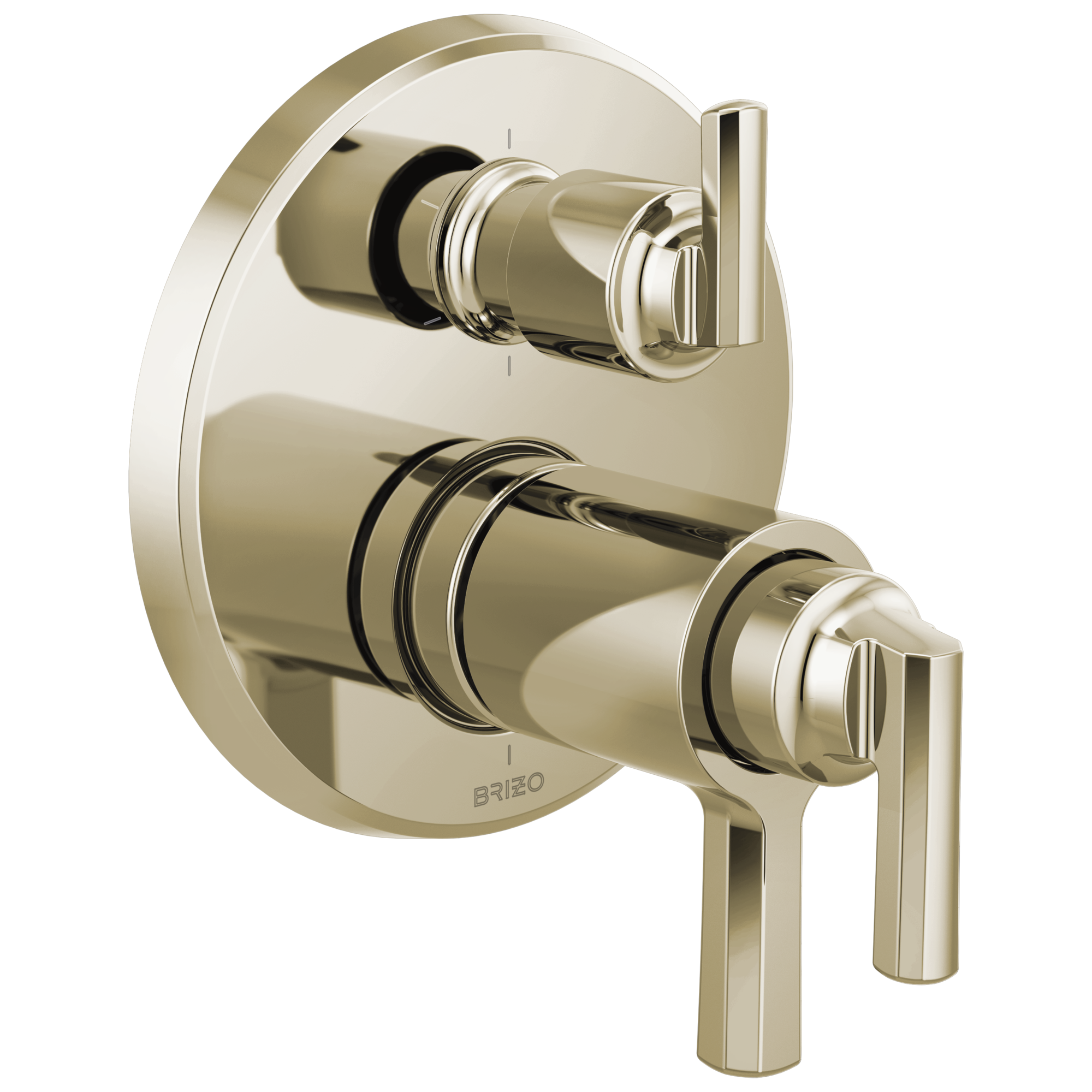 Brizo Levoir Tempassure Thermostatic Valve With Integrated 6-Function Diverter Trim