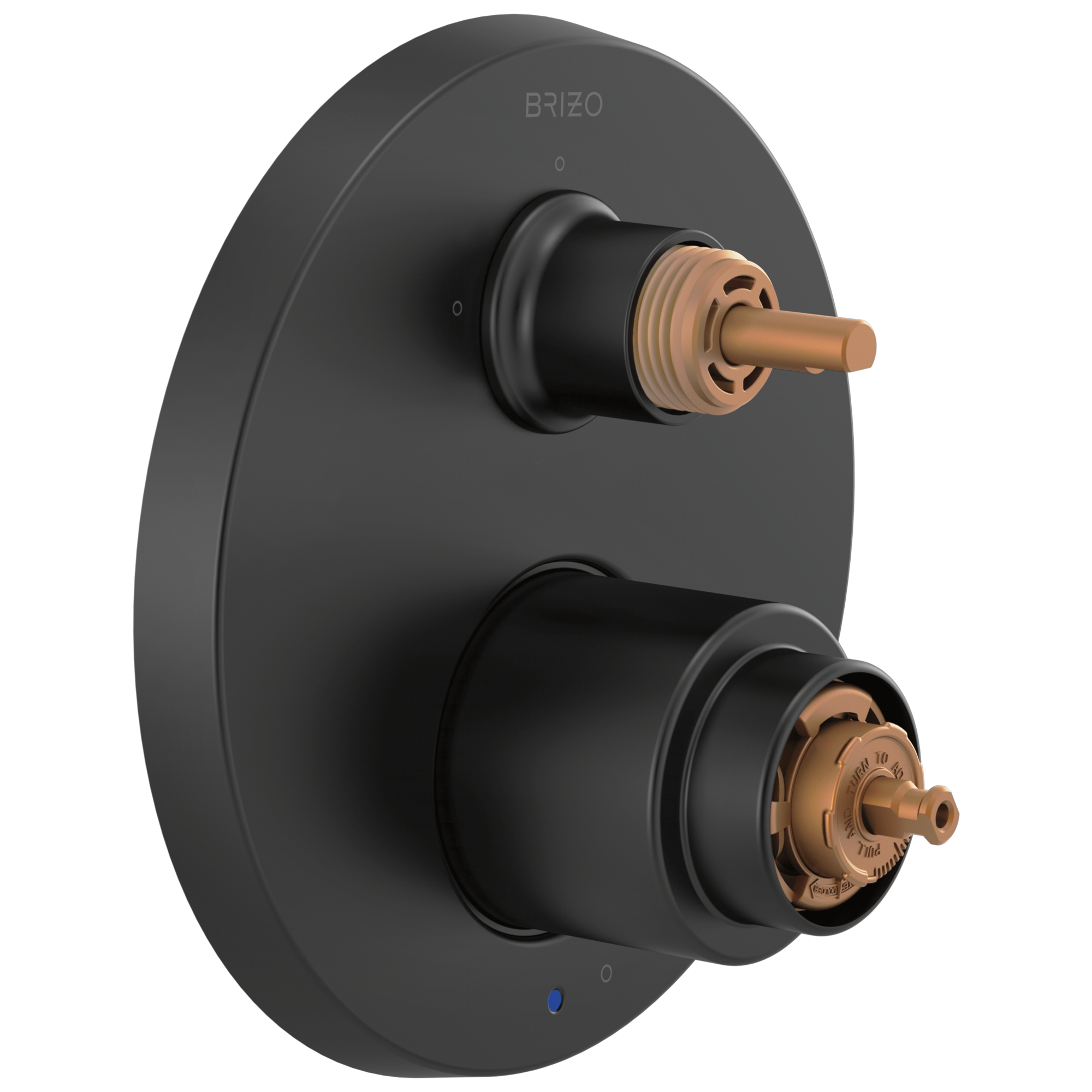matte black diverter trim
