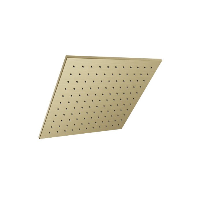 Baril Shower Components Square 12 inch Anti-Limestone Shower Head