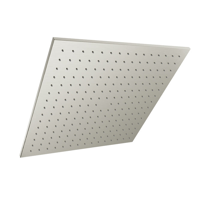 Baril Shower Components Square 16 inch Anti-Limestone Shower Head