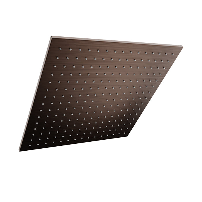 Baril Shower Components Square 16 inch Anti-Limestone Shower Head