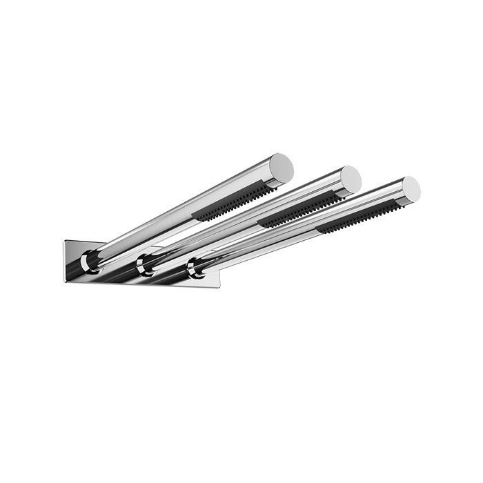chrome shower head