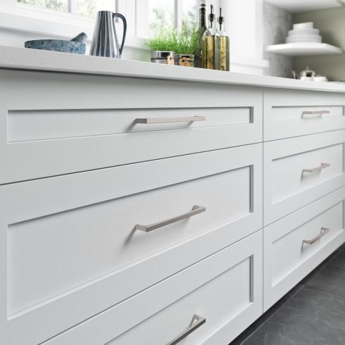 brushed satin nickel pull