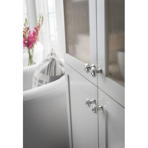 brushed satin nickel knob