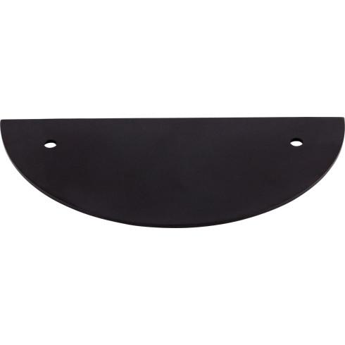 flat black backplate