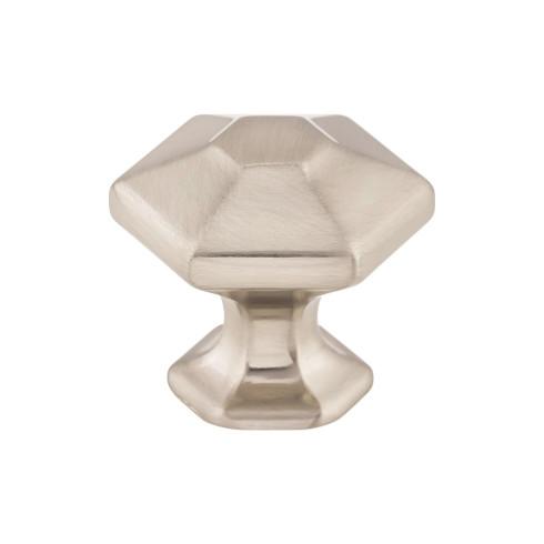brushed satin nickel knob
