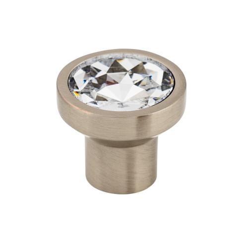 brushed satin nickel knob