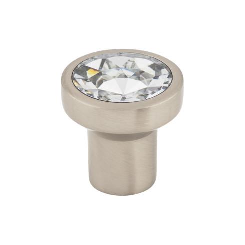 brushed satin nickel knob