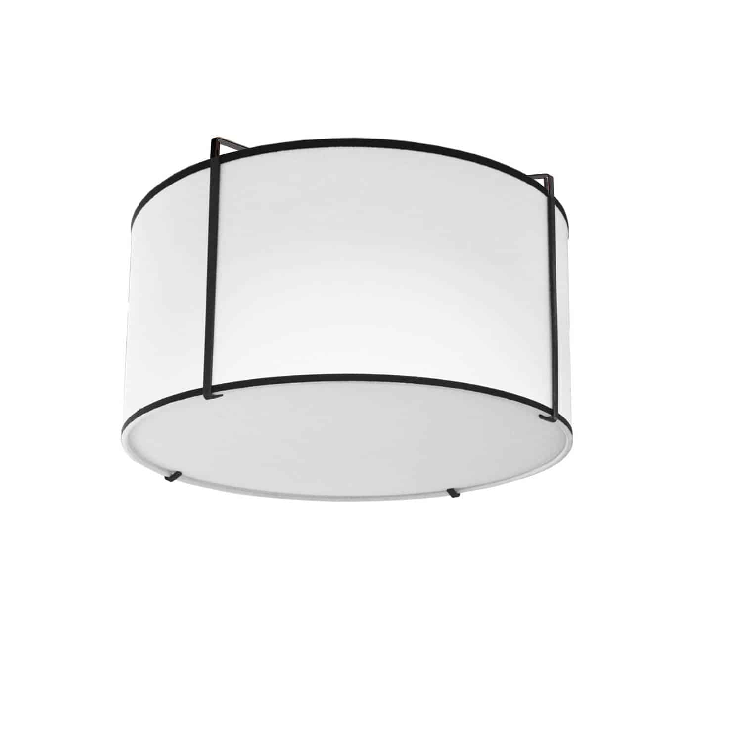 black flush mount