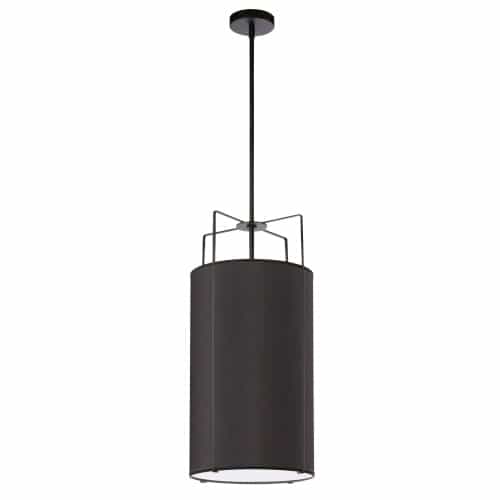 black drum shade pendants