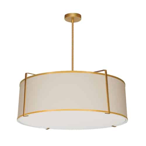Dainolite 4 Light Drum Pendant