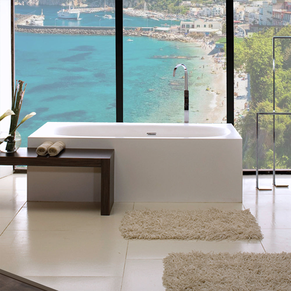 gloss white tub