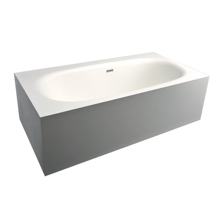 matte white tub